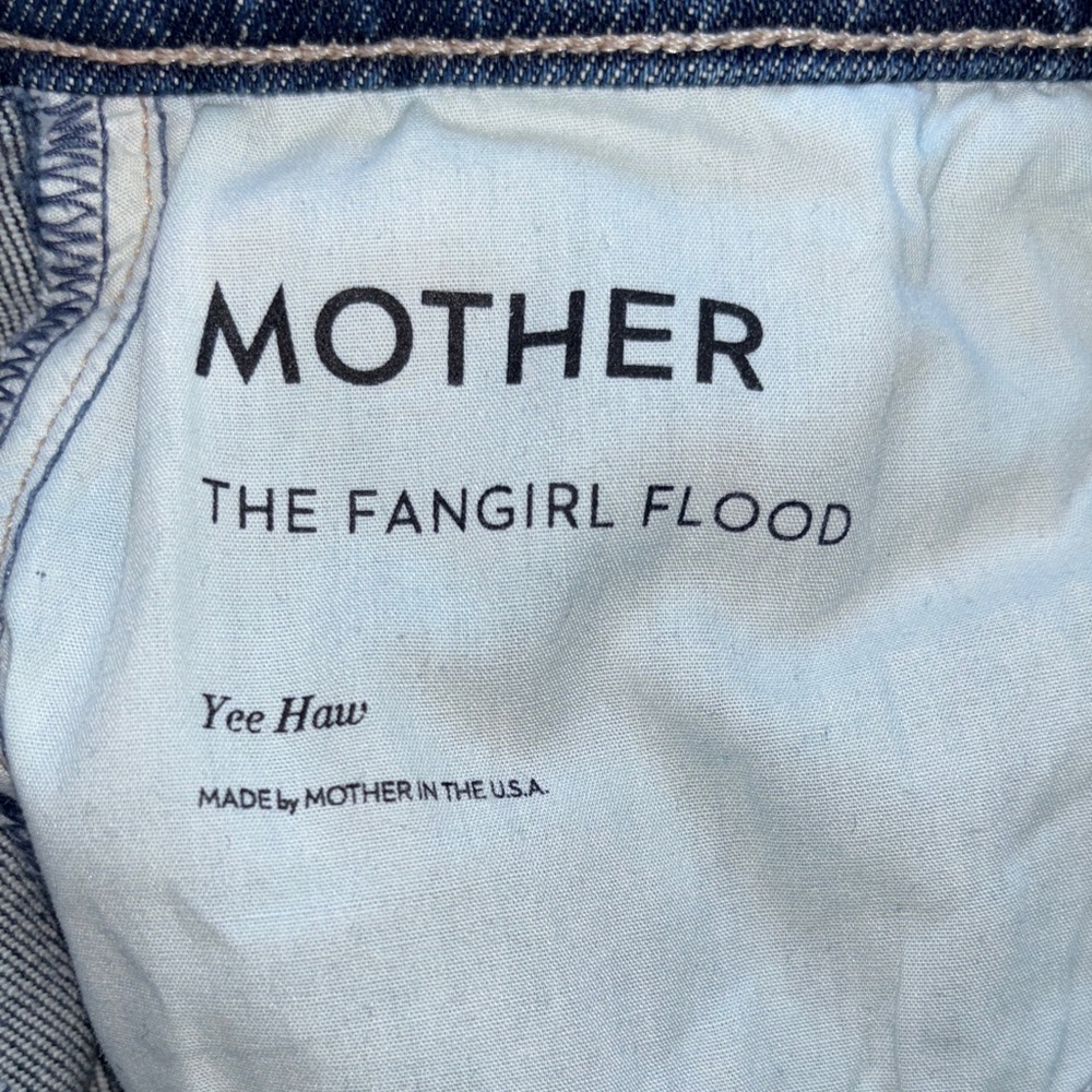 MOTHER Straight-Leg Jeans in Deep Indigo - Picture 10 of 16